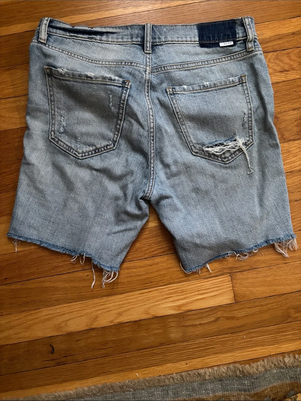 DAZE Light Blue Denim Shorts